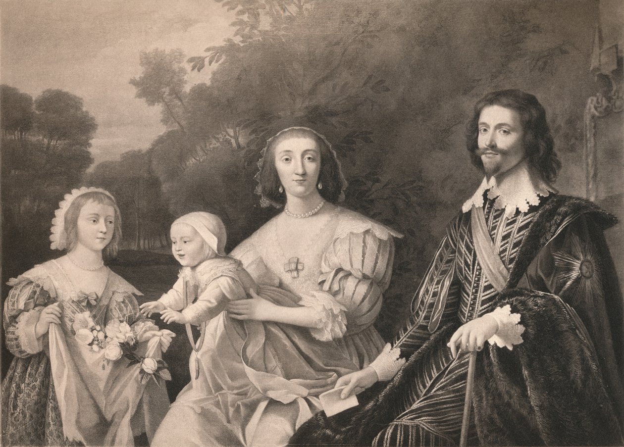 George Villiers, książę Buckingham i rodzina, 1628, 1904 autorstwa Gerrit van Honthorst