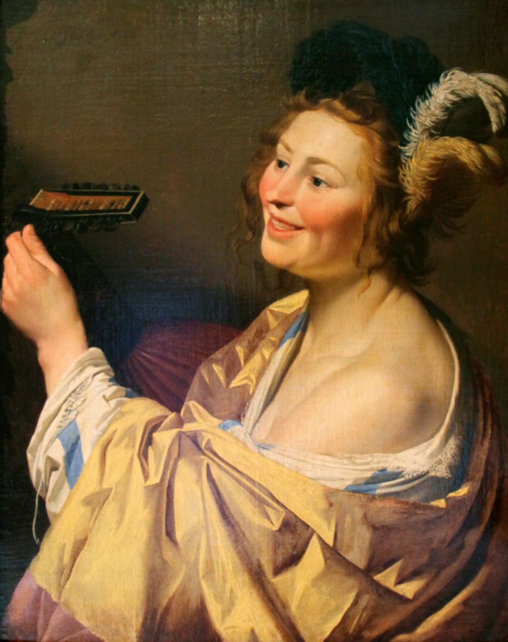 „Gracz na lutni”, 1624 autorstwa Gerrit van Honthorst