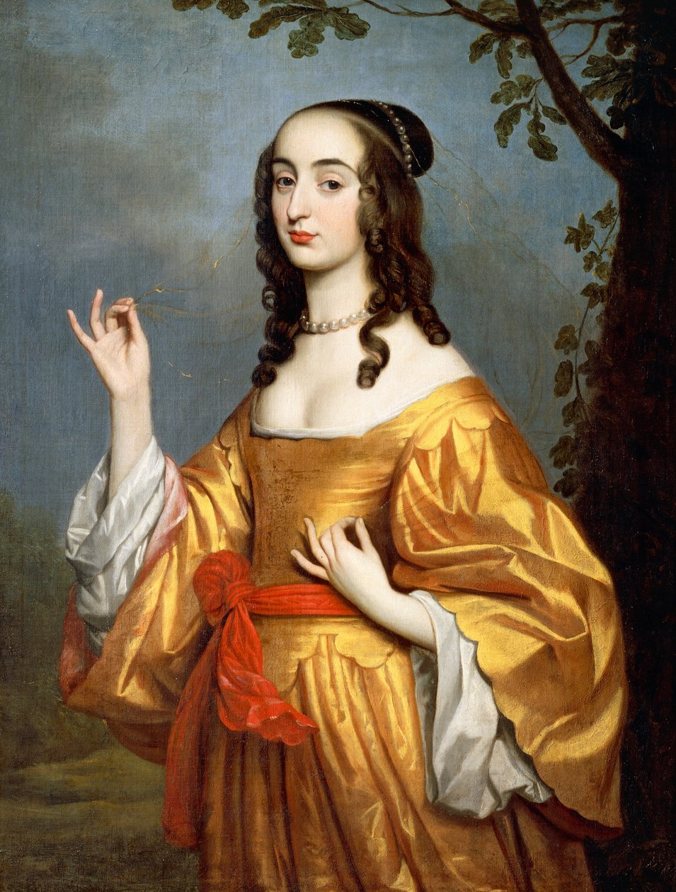 Portret hrabiny Louise Henriette z Nassau (Haga autorstwa Gerrit van Honthorst