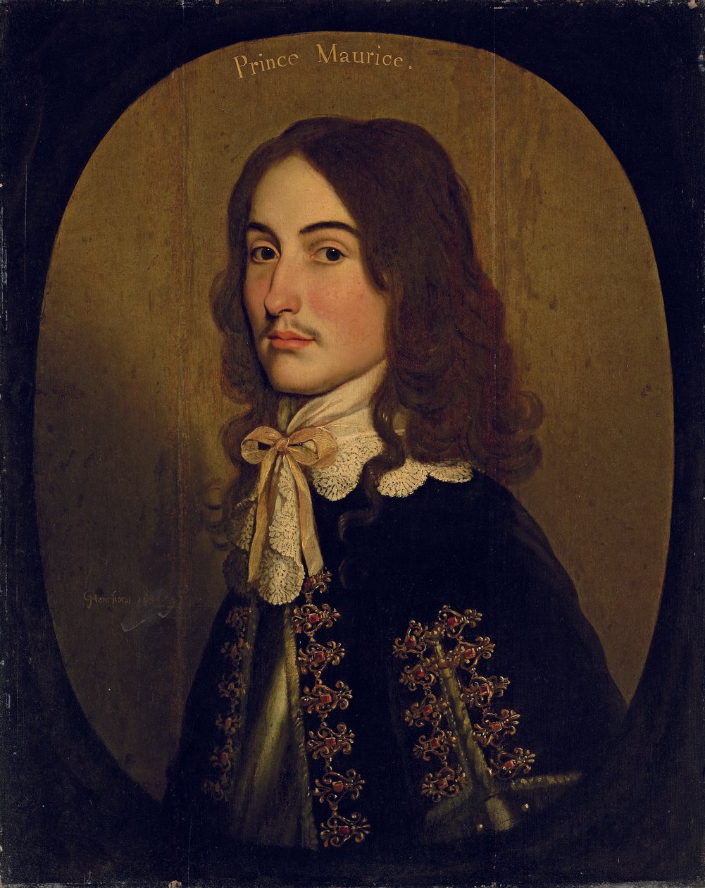 Portret Maurycego z Nassau, księcia Orange, 1643 autorstwa Gerrit van Honthorst