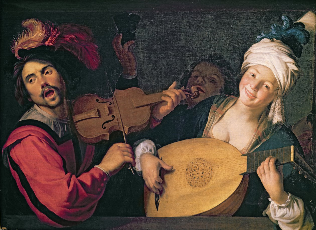 Koncert autorstwa Gerrit van Honthorst