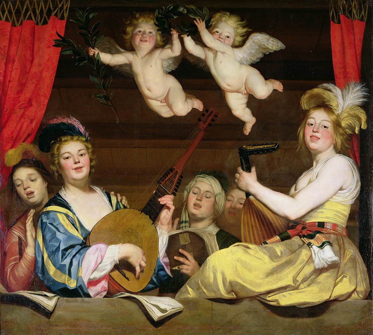 Koncert, 1624 autorstwa Gerrit van Honthorst