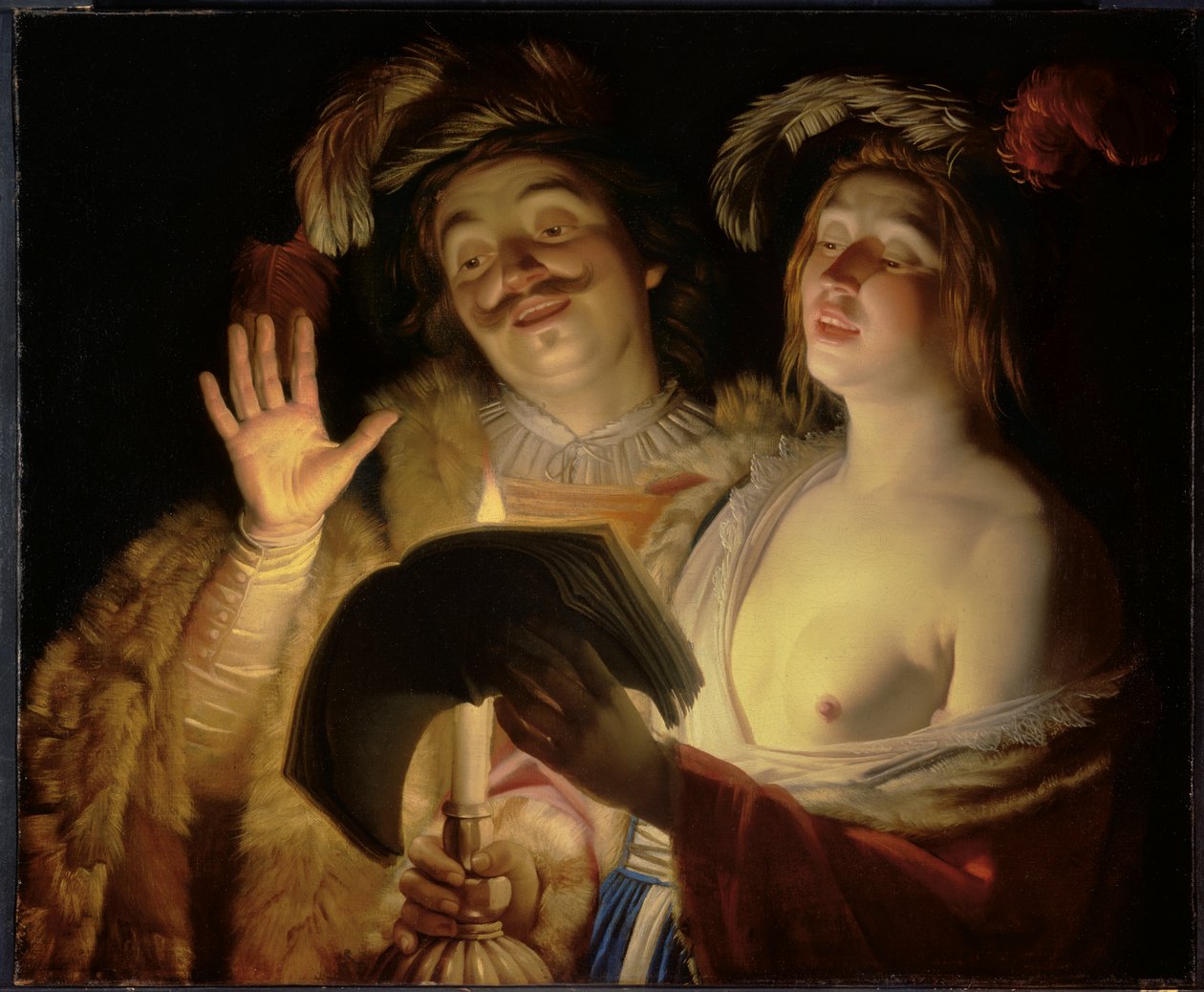 Duet, 1624 autorstwa Gerrit van Honthorst