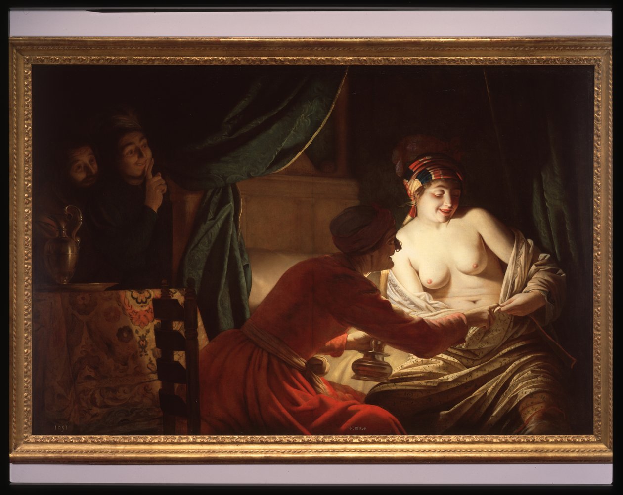 Polowanie na pchły autorstwa Gerrit van Honthorst