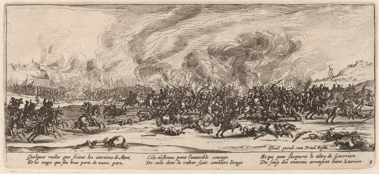 Walka autorstwa Gerrit van Schagen after Jacques Callot