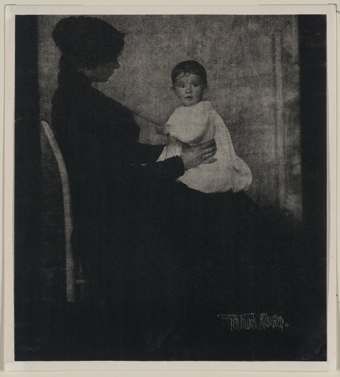 Portret pani Ward z dzieckiem autorstwa Gertrude Käsebier