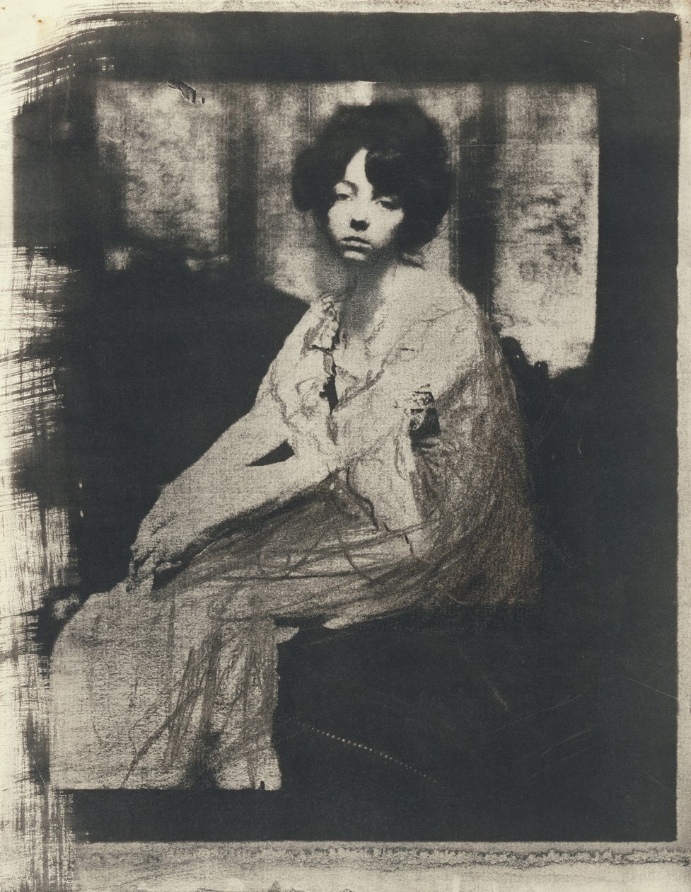 [Kobieta siedząca] autorstwa Gertrude Käsebier