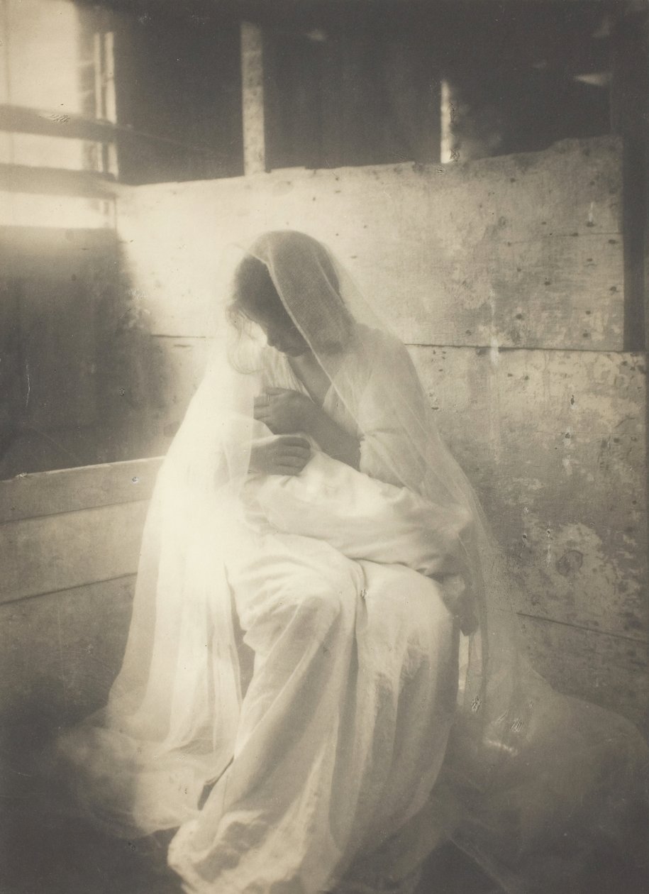 Żłób, 1899. autorstwa Gertrude Käsebier
