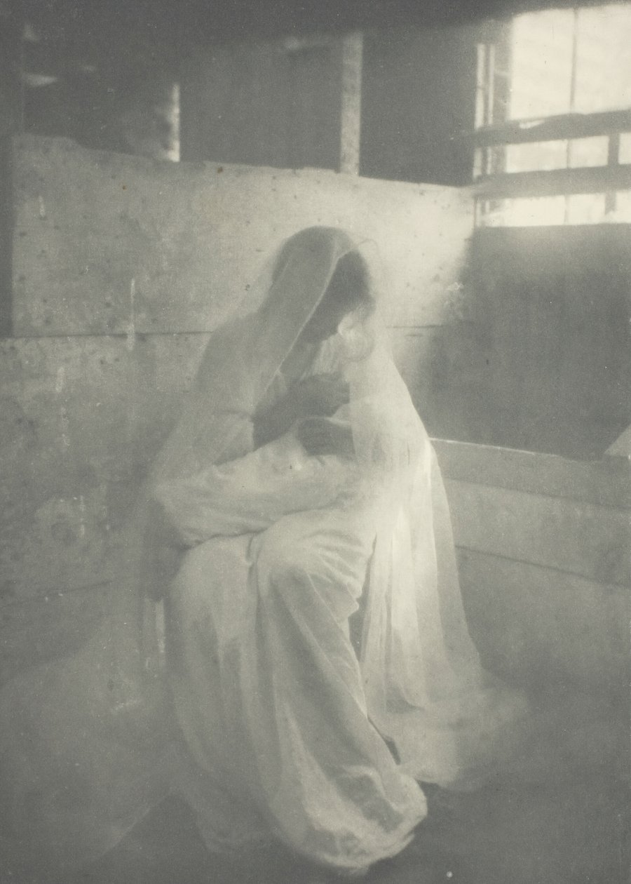 Żłób, 1899. autorstwa Gertrude Käsebier