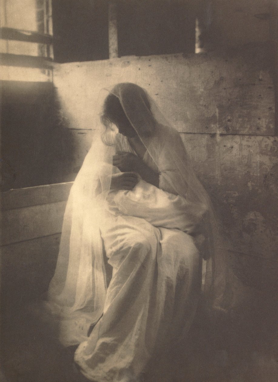 Żłób Gertrude Kasebier autorstwa Gertrude Käsebier