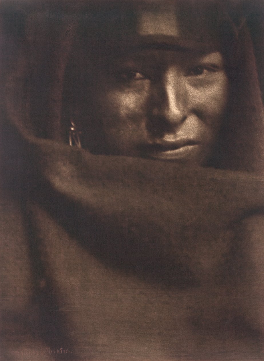 „Czerwony człowiek”, Gertrude Kasebier autorstwa Gertrude Käsebier