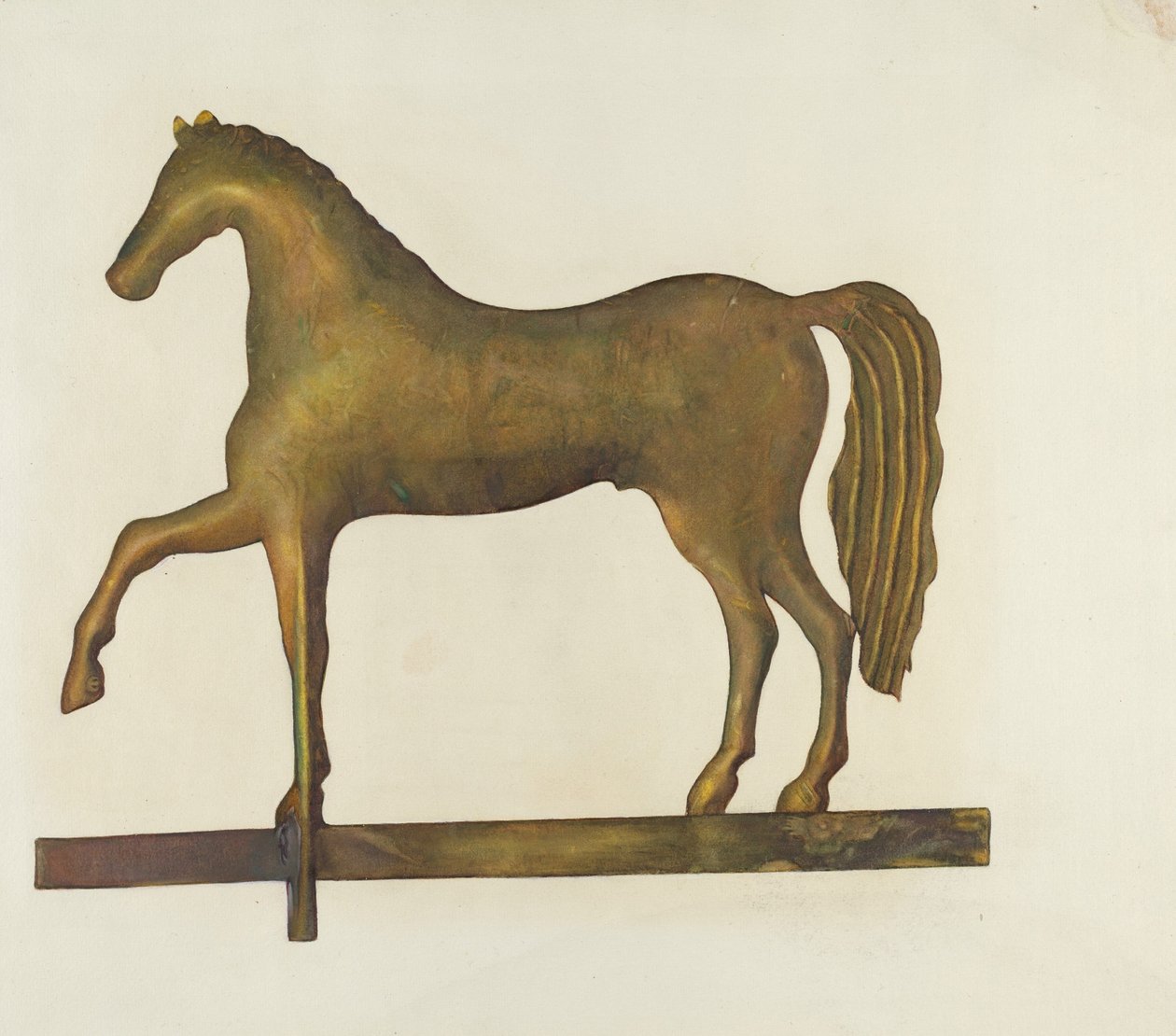 Koń wiatrowskazowy, ok. 1940. autorstwa Gertrude Koch