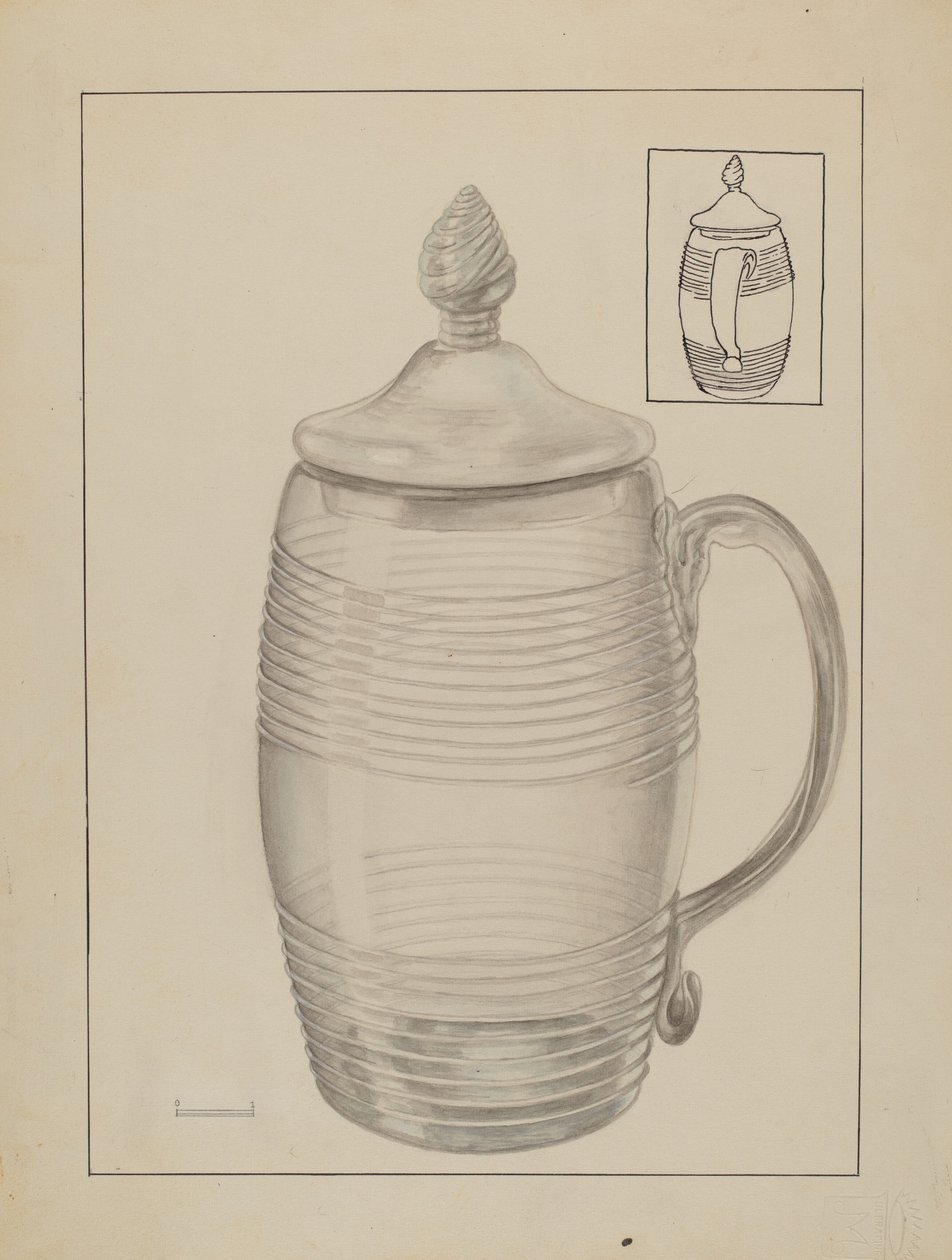 Zakryty Kubek, ok. 1936. autorstwa Gertrude Lemberg