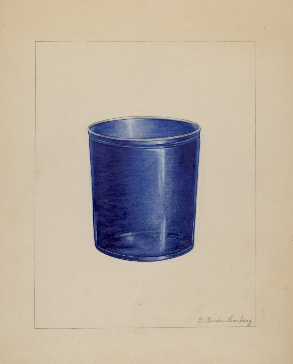 Kubek, ok. 1937. autorstwa Gertrude Lemberg
