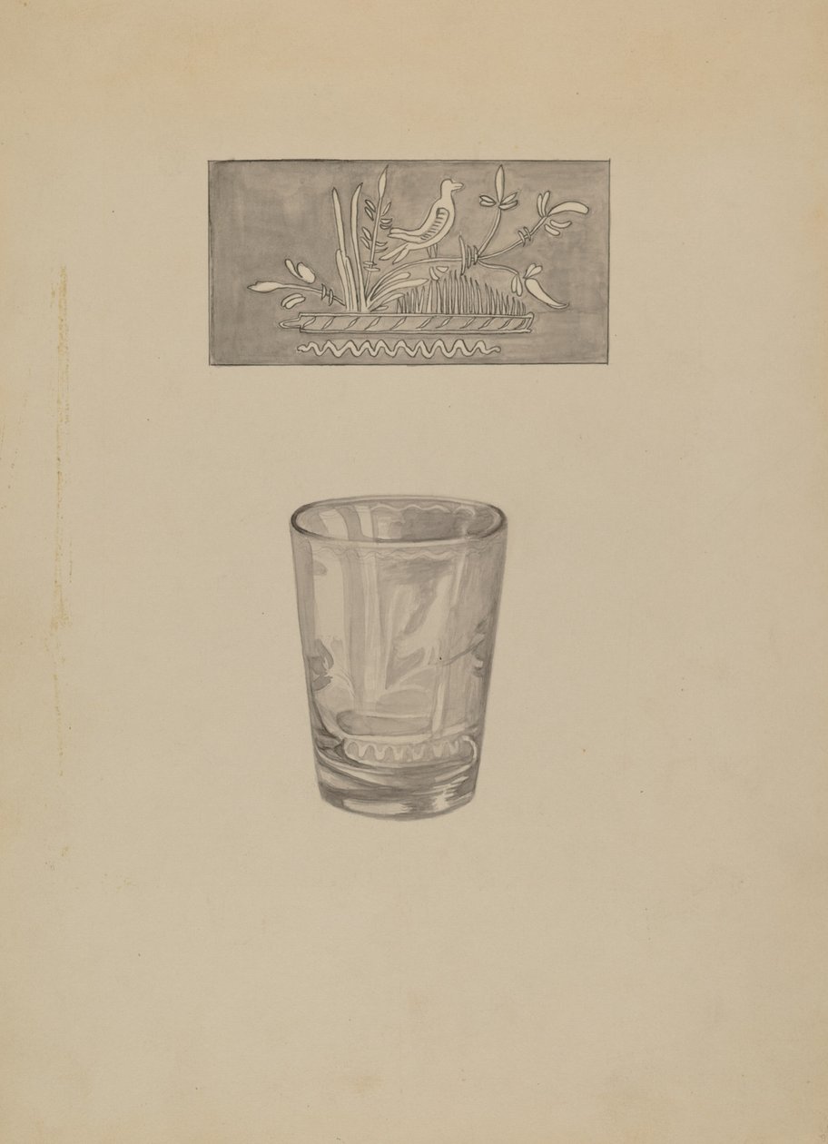 Kieliszek do whisky, 19351942. autorstwa Gertrude Lemberg