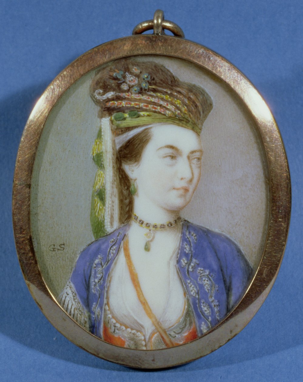 Portret Lady Mary Wortley Montagu autorstwa Gervase Spencer