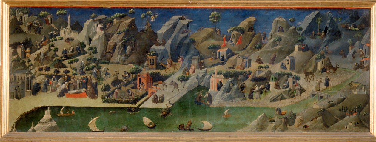 Thebaide autorstwa Gherardo Starnina