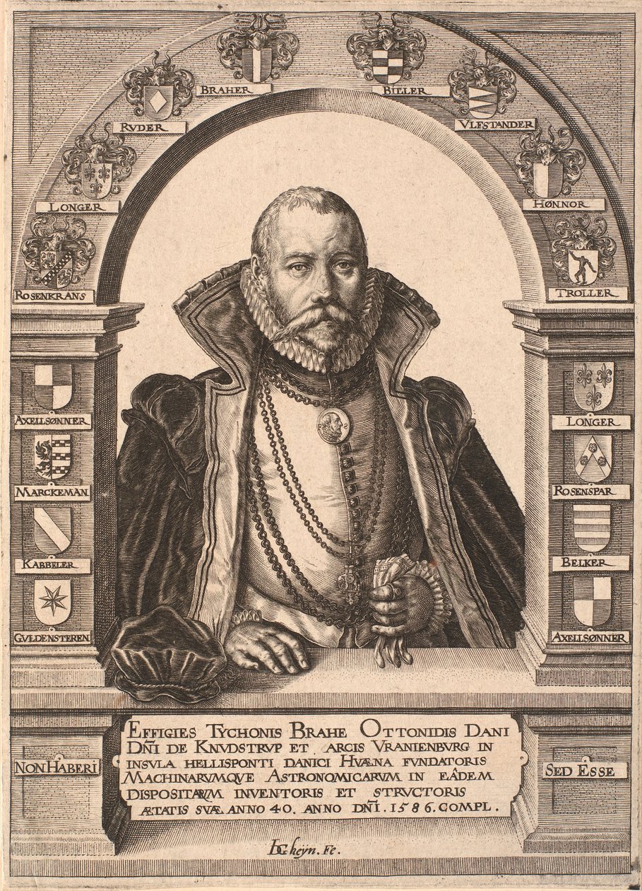 Tycho Brahe autorstwa Gheyn, Jacques II de