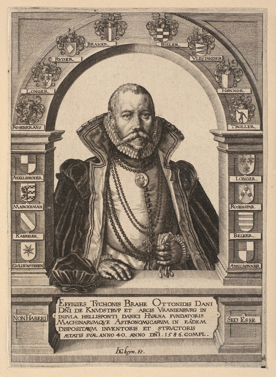 Tycho Brahe autorstwa Gheyn, Jacques II de