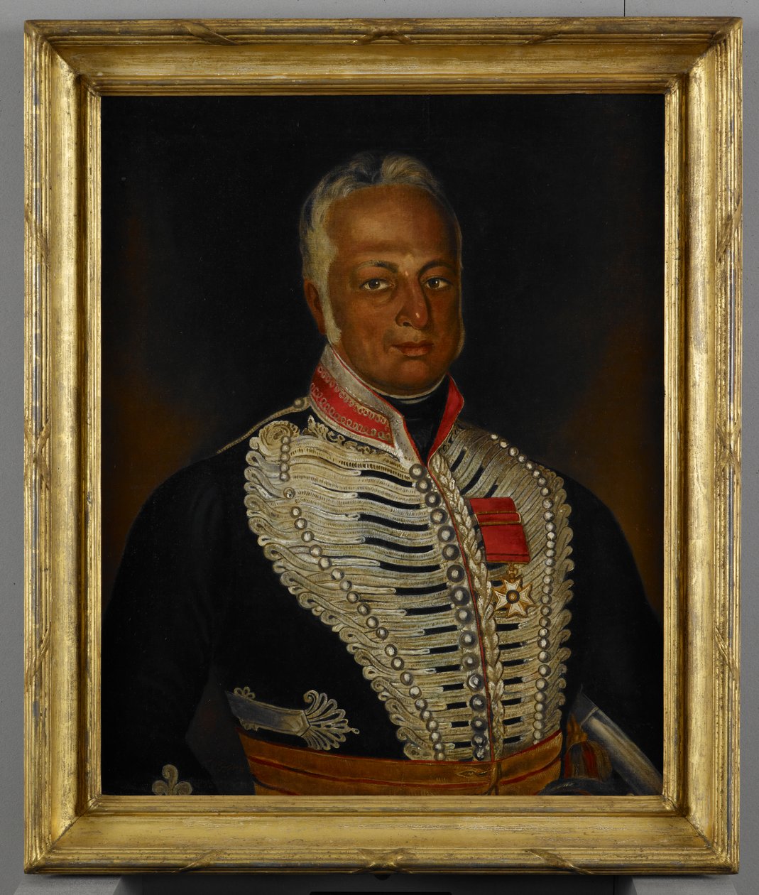 Podpułkownik James Skinner (1778-1841) c.1836 (olej na płótnie) autorstwa Ghulam Husayn Khan