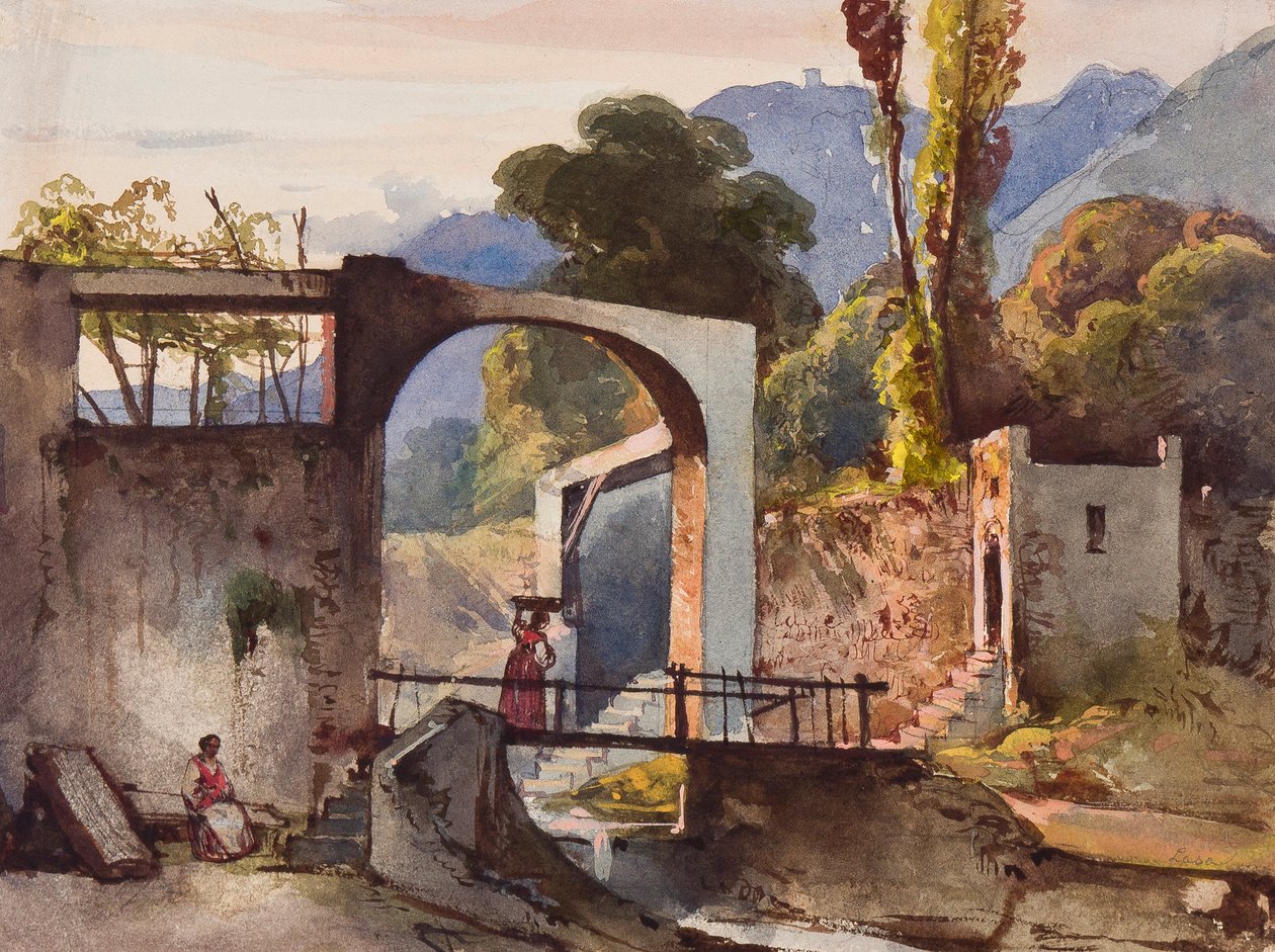 Prawdopodobnie Belweder w Sorrento, z dopiskami księcia Francesco d