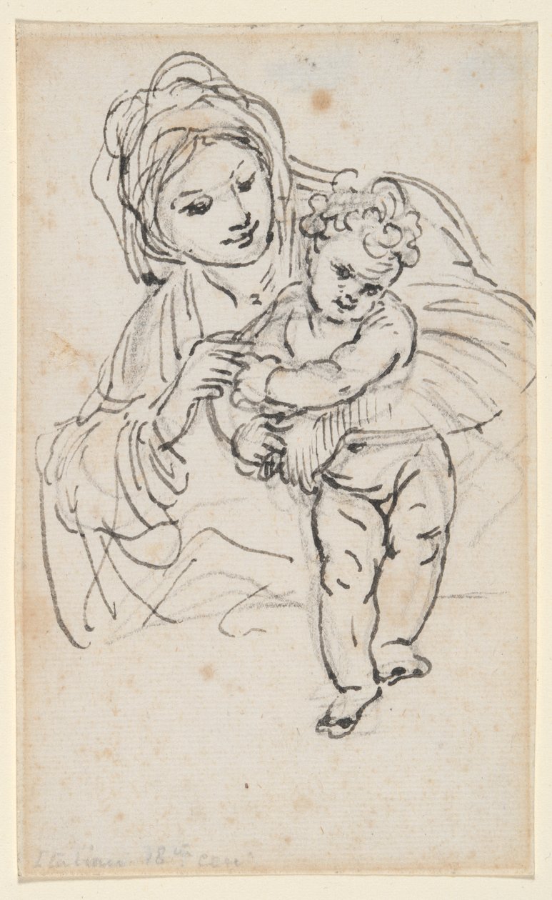 Madonna z Dzieciątkiem autorstwa Giacinto Calandrucci