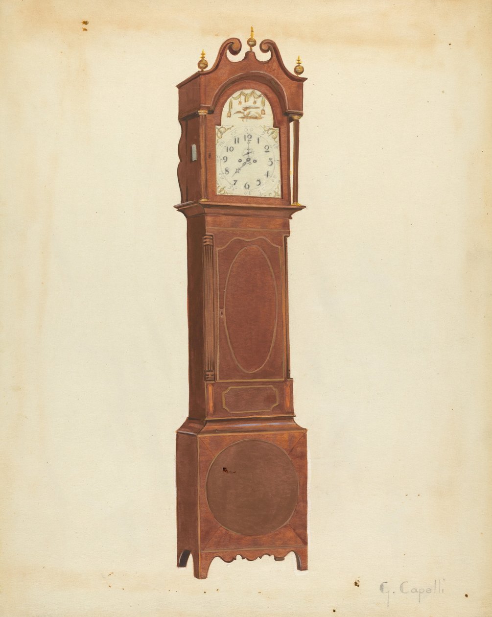Zegar Dziadka, ok. 1900 r. 1935. autorstwa Giacinto Capelli