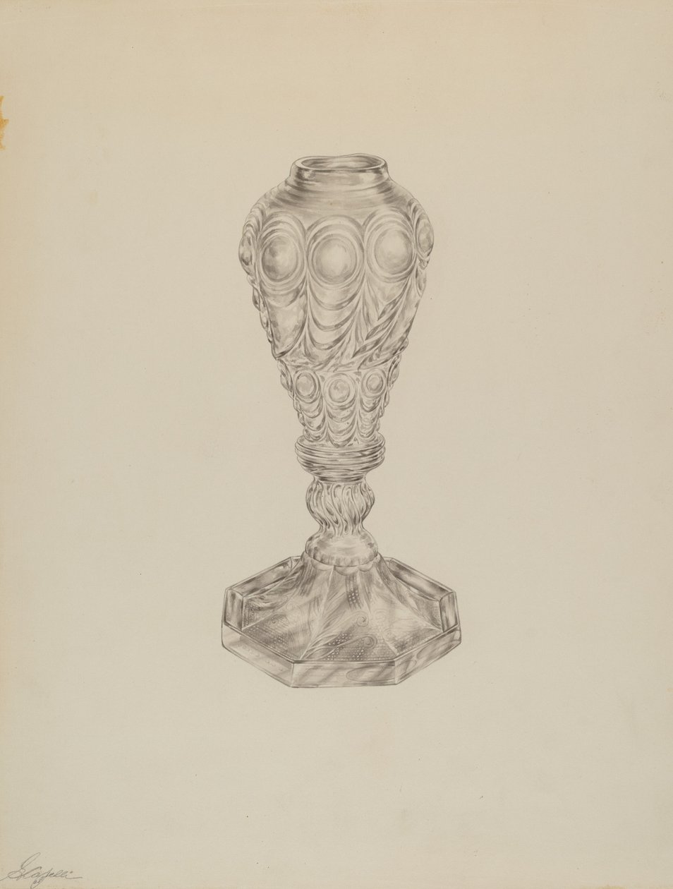 Lampa, ok. 1938. autorstwa Giacinto Capelli