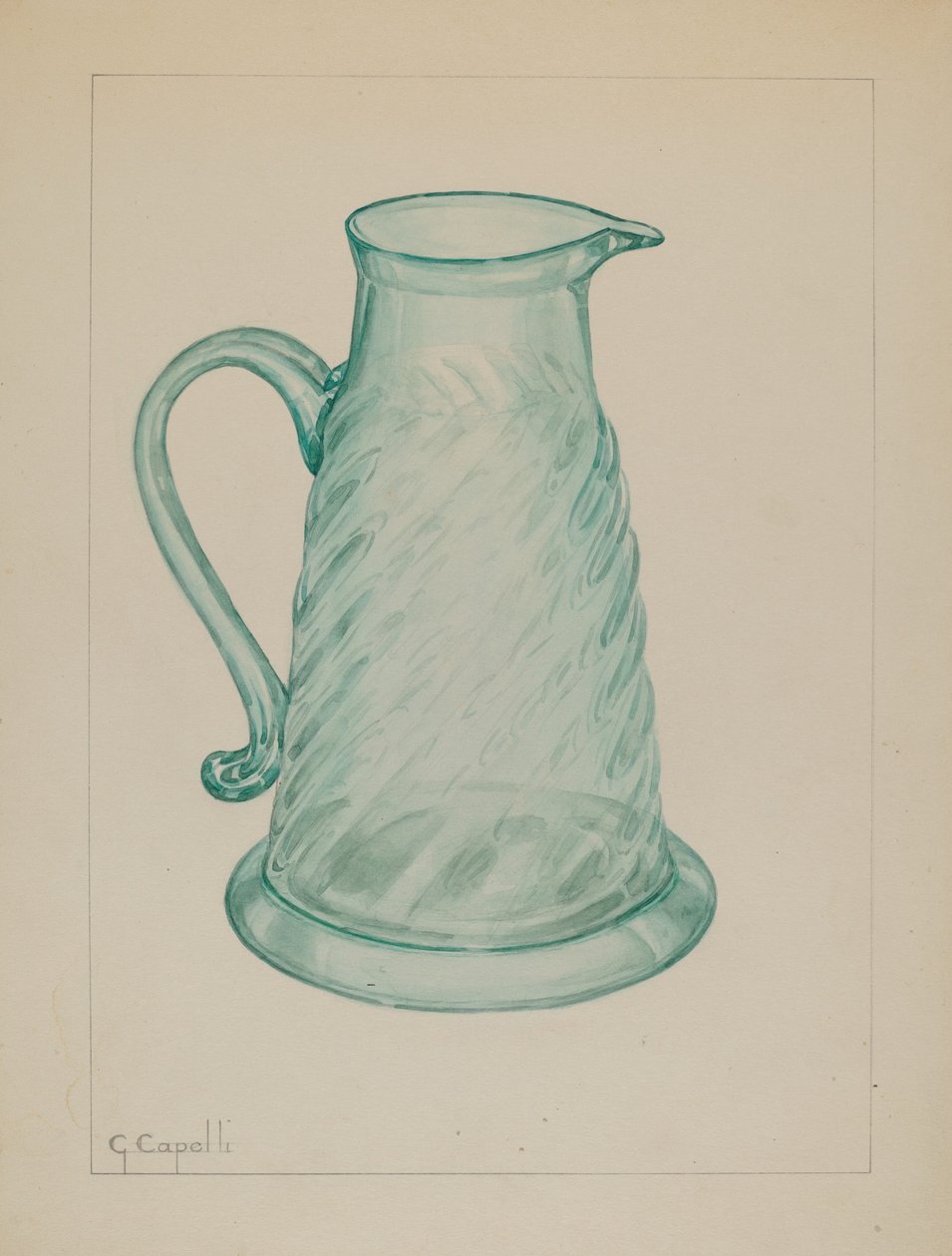 Melasa Dzbanek, ok. 1937. autorstwa Giacinto Capelli