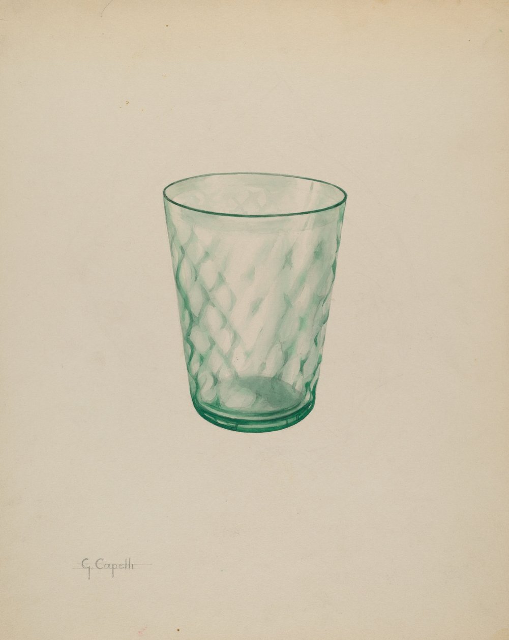 Kubek, ok. 1937. autorstwa Giacinto Capelli