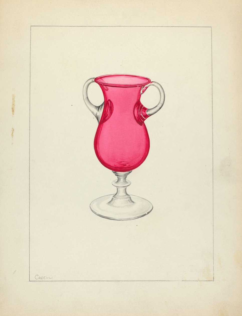 Wazon, ok. 1940. autorstwa Giacinto Capelli