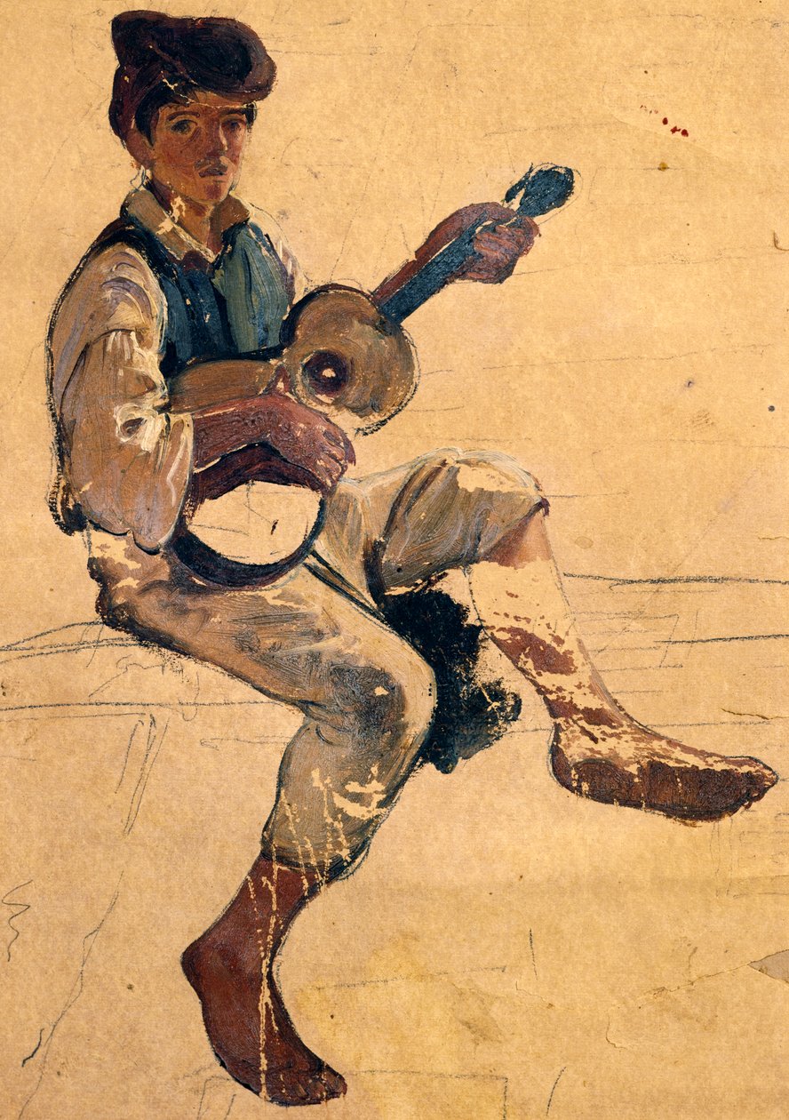Gitarzysta autorstwa Giacinto Gigante