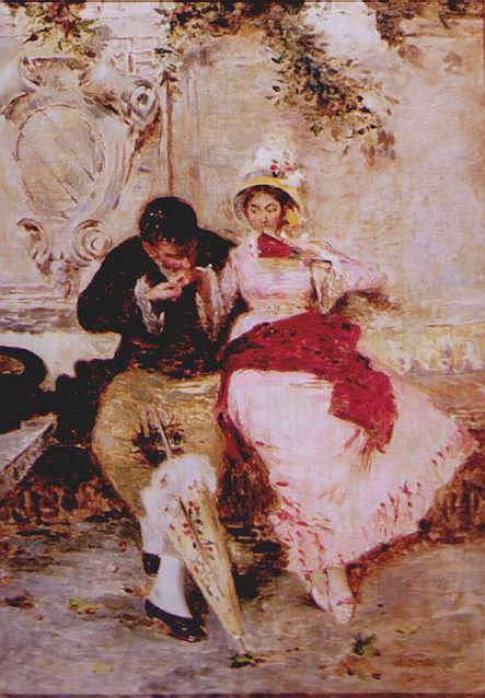 Idylla autorstwa Giacomo Favretto