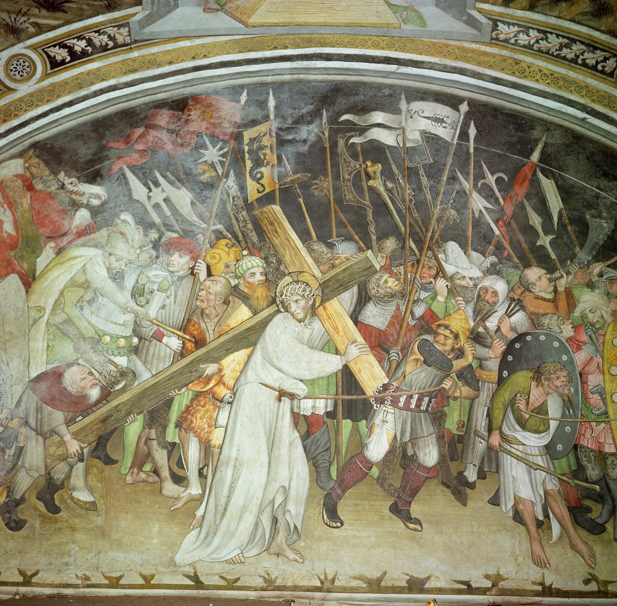 Droga na Kalwarię (szczegóły w 130504) autorstwa Giacomo Jaquerio