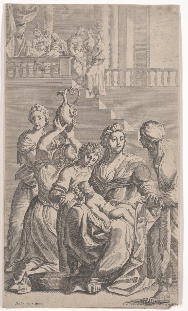 Narodziny św. Benedykta autorstwa Giacomo Maria Giovannini