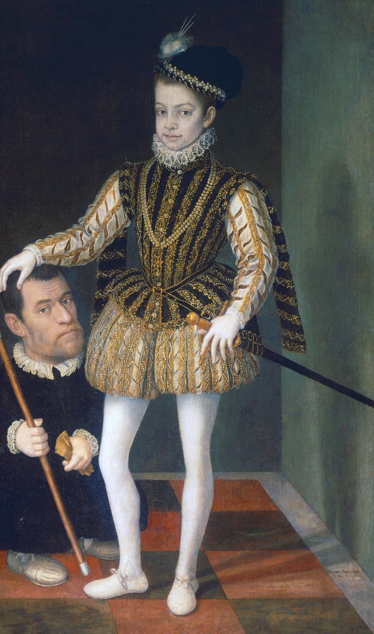 Portret Karola Emanuela I jako dziecka (Rivoli autorstwa Giacomo (1509 73) Vighi