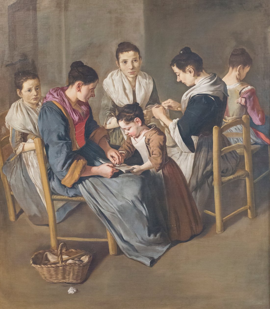 Szkoła dla dziewcząt autorstwa Giacomo (1698 1767) Ceruti