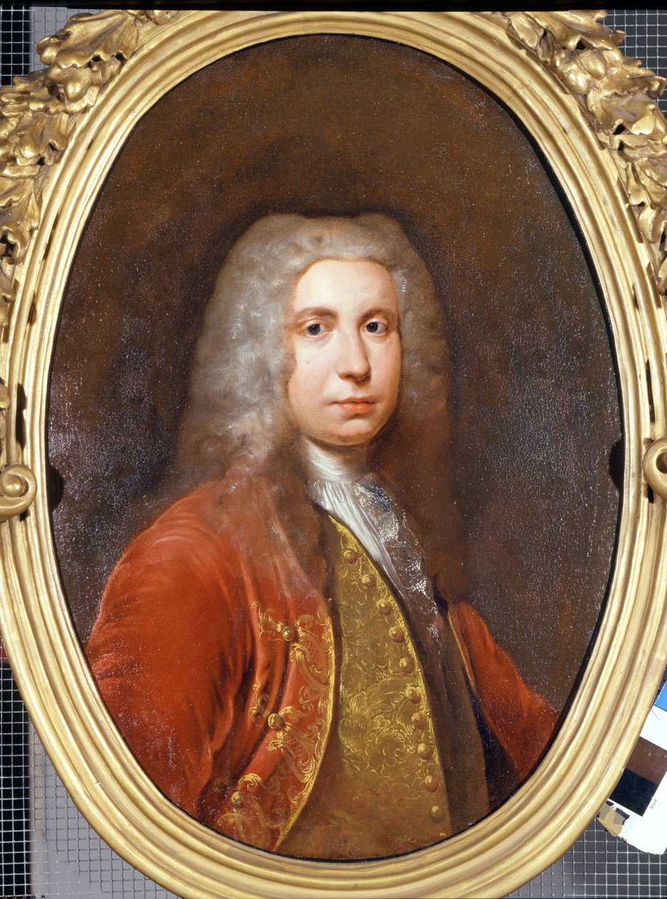 Portret dżentelmena. 18 wiek. Obraz Giacomo Cerutiego zwany Pyochetto (1724? -?). Muzeum Castello w Mediolanie. autorstwa Giacomo Ceruti