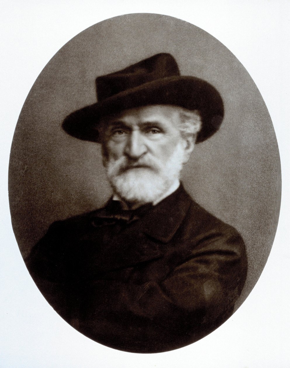 Portret Giuseppe Verdi autorstwa Giacomo Brogi
