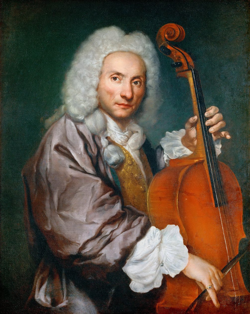 niemiecki: Bildnis eines Cellospielers Portret wiolonczelisty autorstwa Giacomo Ceruti