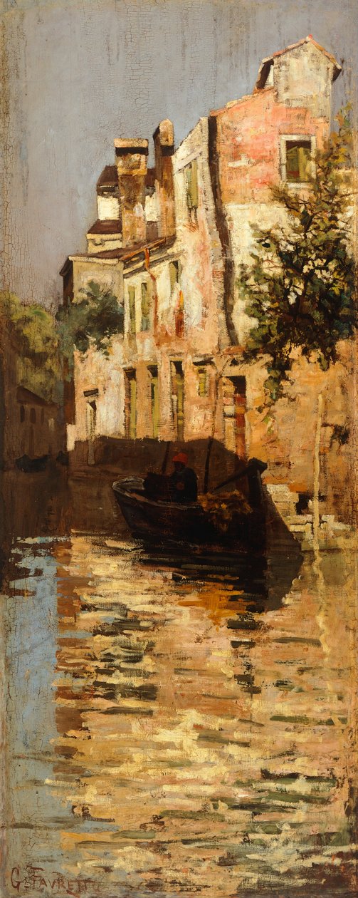 Panel ekranu (malarstwo) autorstwa Giacomo Favretto