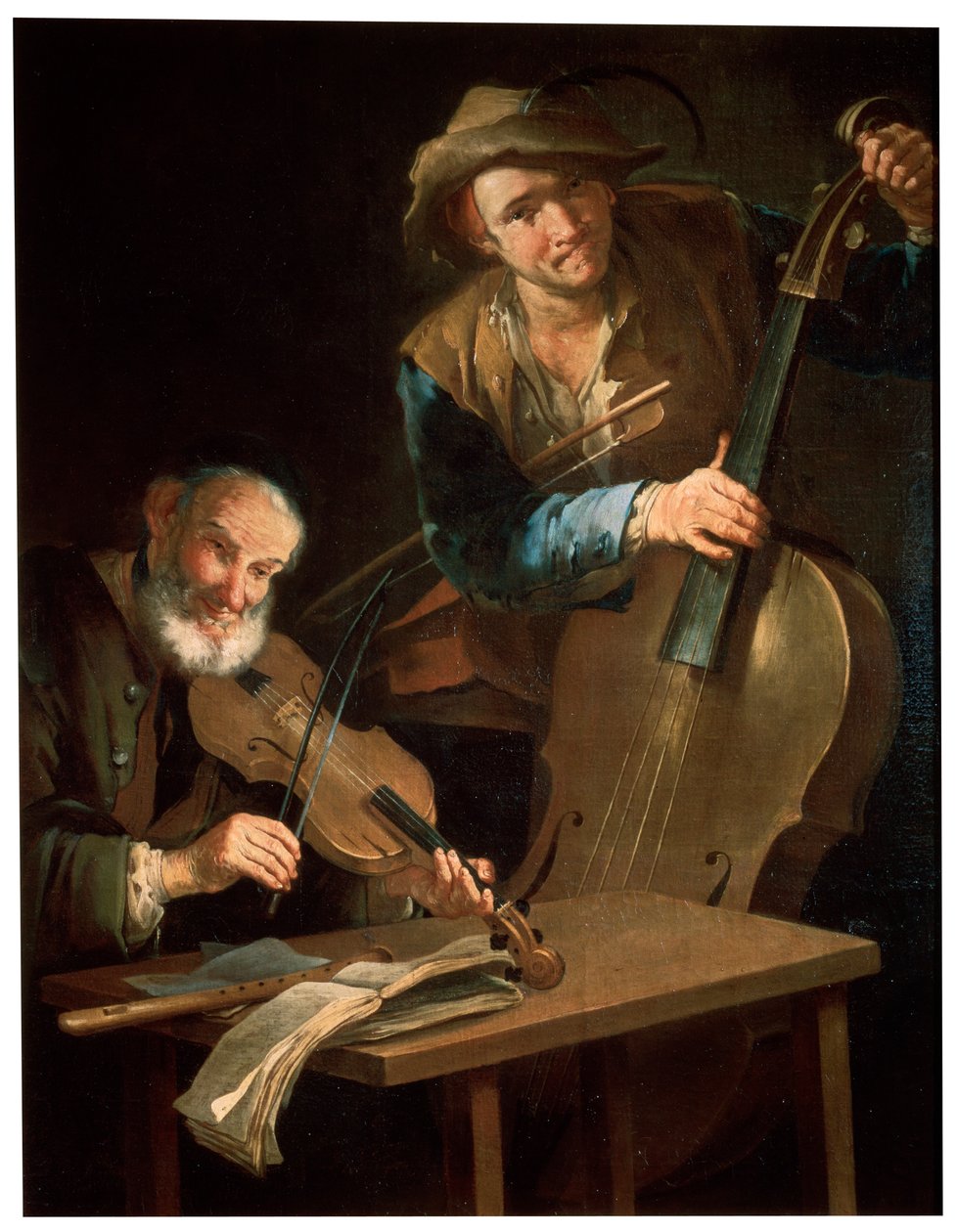Muzycy, koniec XVII lub XVIII wieku autorstwa Giacomo Francesco Cipper