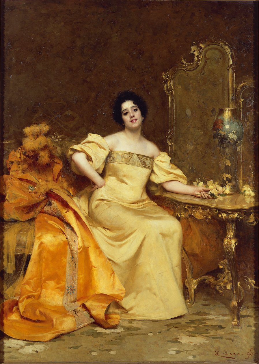 Giacomo Grossopoli aktorė Virginia Reiter autorstwa Giacomo Grosso