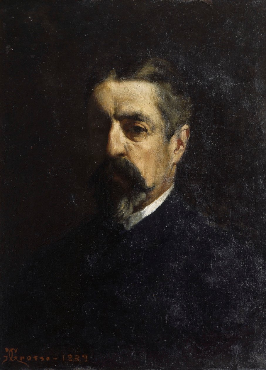 Portret hrabiego Marcello Panissera autorstwa Veglio (1830-1886) autorstwa Giacomo Grosso