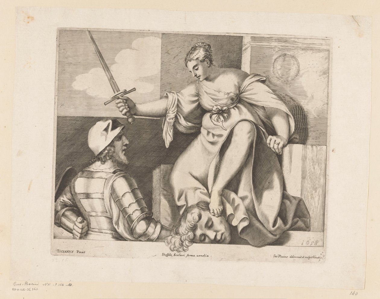 Judyta z głową Holofernesa Sprawiedliwość (Justitia) autorstwa Giacomo Piccini