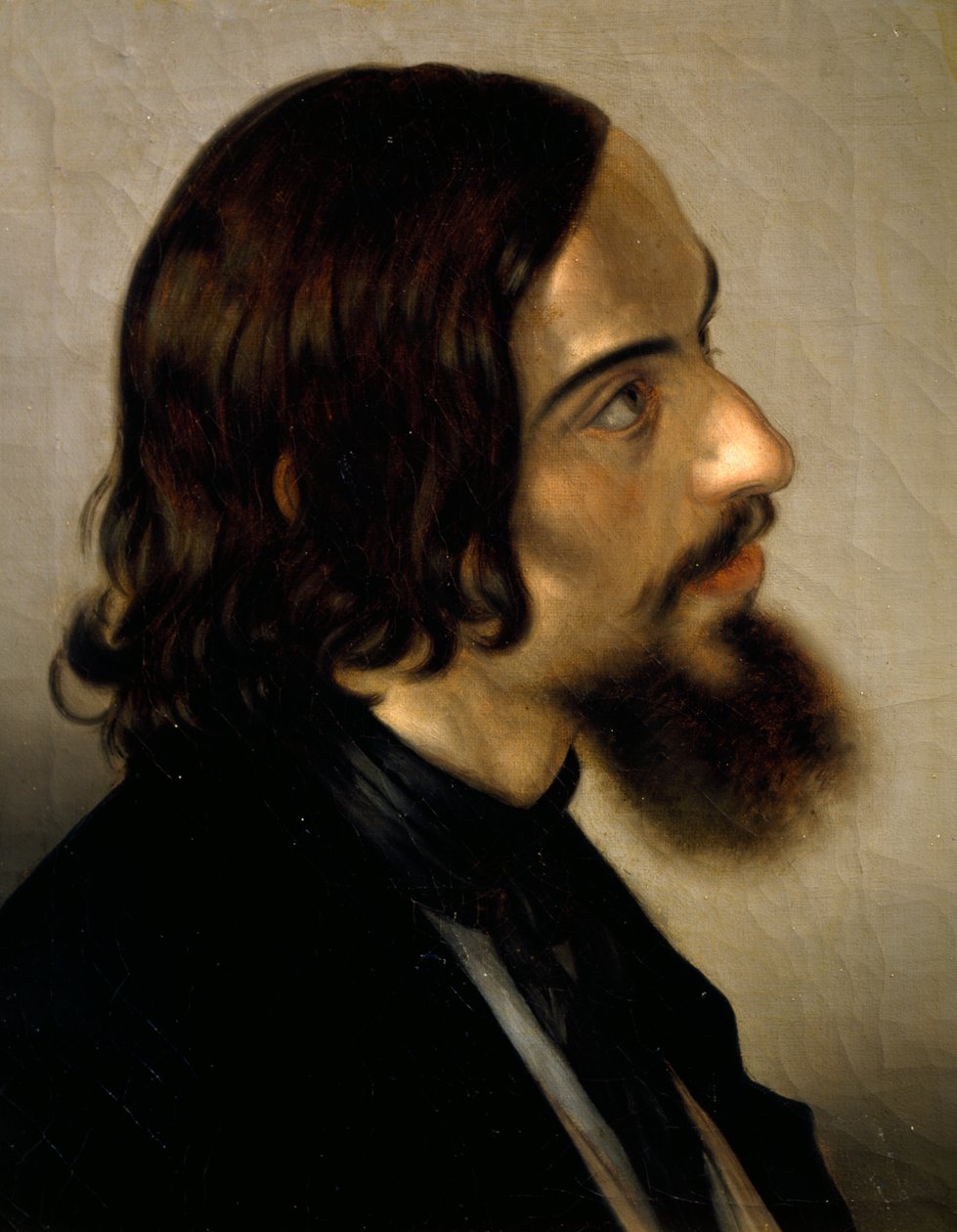 Portret malarza Scamuzzy autorstwa Giovanniego Trecourta (1812-1882) autorstwa Giacomo Trecourt