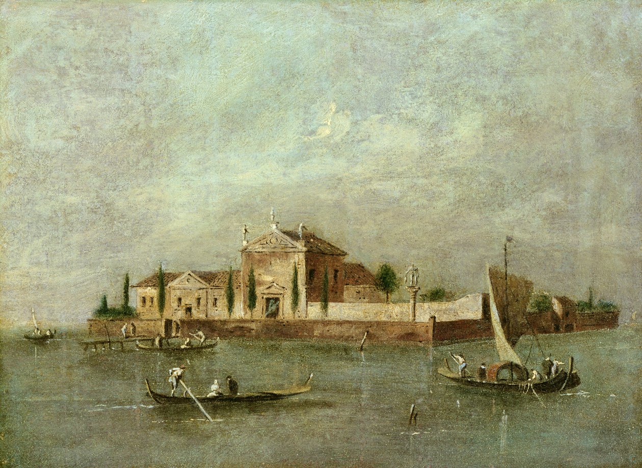 Wyspa Najświętszej Maryi Panny Różańcowej autorstwa Giacomo style of Guardi
