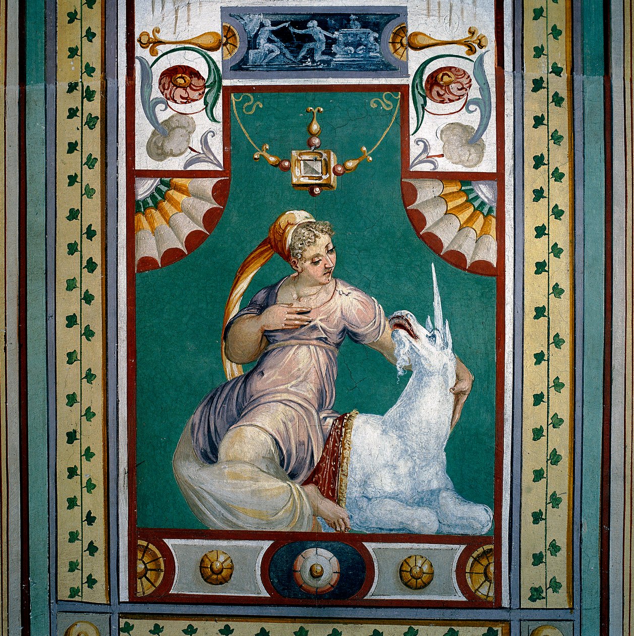 Alegoria czystości (fresk) autorstwa Giallo Fiorentino