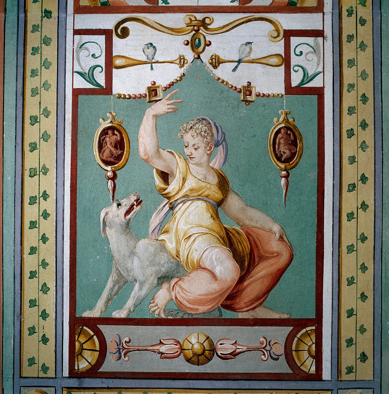 Alegoria wierności (fresk) autorstwa Giallo Fiorentino