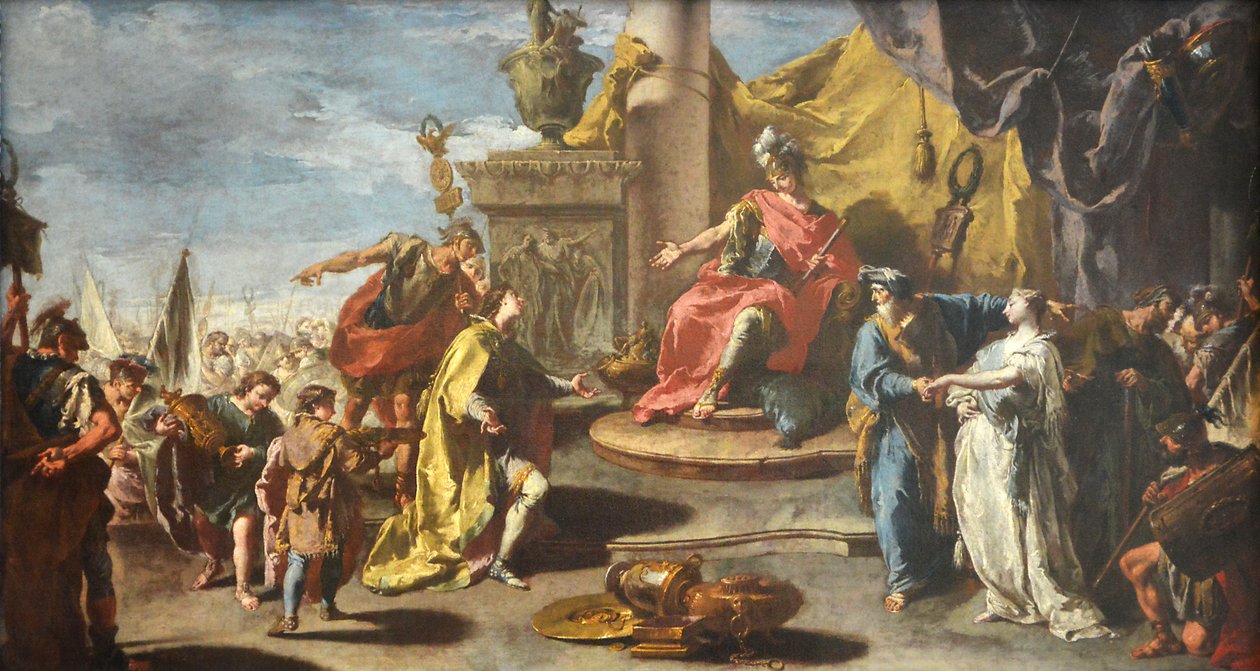Kontynencja Scypiona autorstwa Giambattista Pittoni